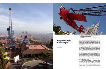 página de Tibidabo, parque mágico de Barcelona