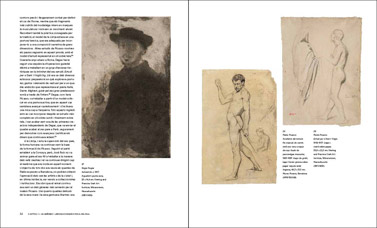 pàgina de Picasso davant Degas