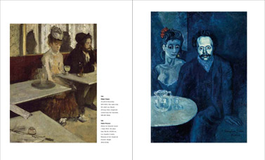page of Picasso looks at Degas
