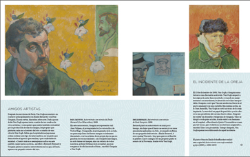 page of the van gogh book