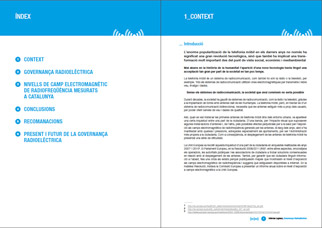 pàgina de l'informe sobre governança radiolèctrica